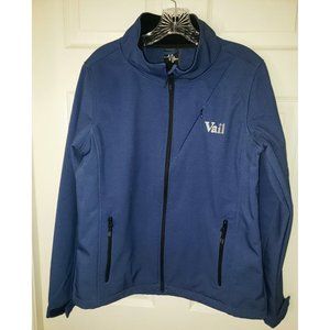 Pulse Brand Waterproof, Windproof Lightweight Jacket, Blue, Size Large